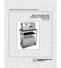 Thumbnail of document Manual - 1200 Two Pressure Humidity Generator